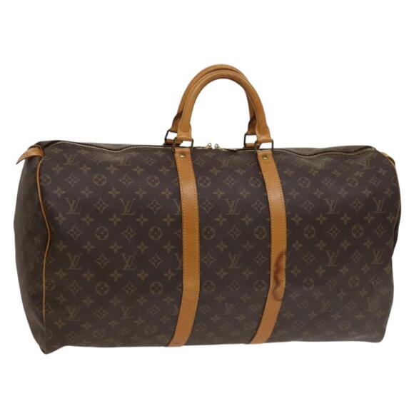 LOUIS VUITTON Monogram Keepall 55 Boston Bag M41424 - Picture 1 of 16